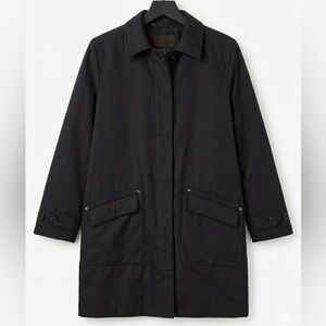 Lauren Ralph Lauren Black Spring All-Weather Technical Car Coat - Women’s S